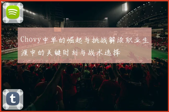 Chovy中单的崛起与挑战解读职业生涯中的关键时刻与战术选择